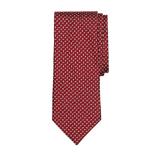 Micro Pine Tie - Red